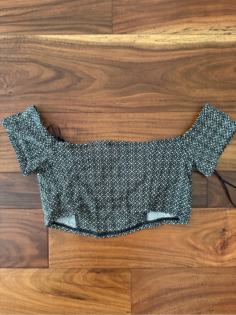 NWT Free People Intimately Lucky Now off-the-shoulder brami crop top S - Picture 6 of 7